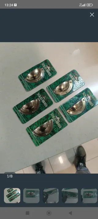 5 Tiradores de Latón