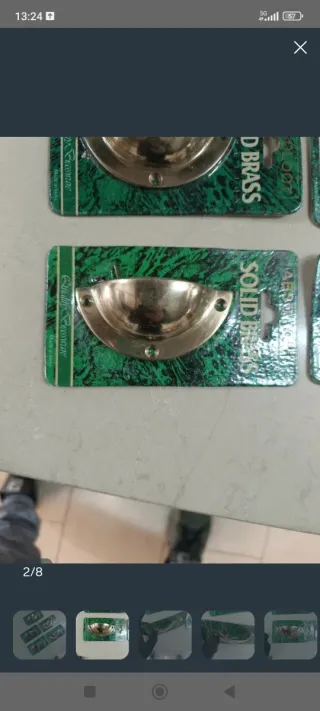 5 Tiradores de Latón