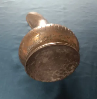 Brocca in Ottone Inciso Stile Orientale Vintage