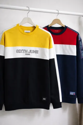 Pack 2 Jerséis Sixth June Amarillo y Negro