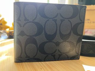 Cinturon Coach Reversible Signature Negra/Marrón