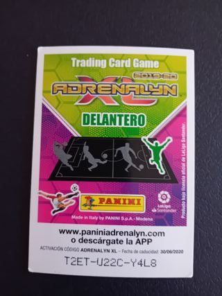 Cromo Messi Platinum 2020 Edición Limitada