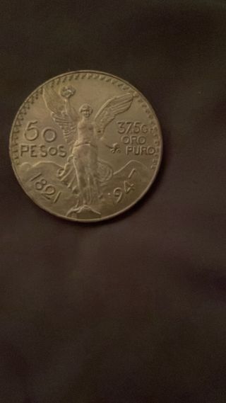 Moneda Antigua 50 Pesos Oro 1947