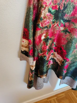 Chaqueta floral talla única