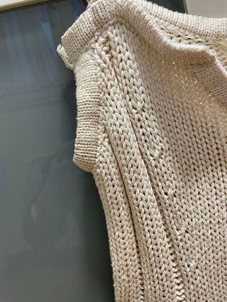 Top punto Caramelo beige talla S