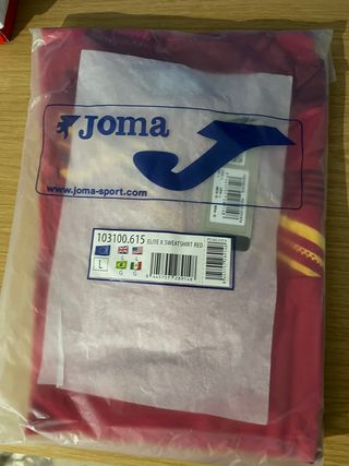 Sudadera Joma Elite X Running Rojo Talla L