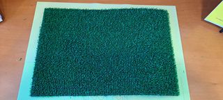 Lote 3 manteles bambú naranja