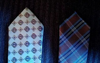 2 Corbatas de Lujo Italianas Seda Nuevas