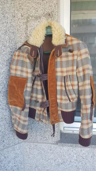 Cazadora DS Quared Talla 46 Marrón.