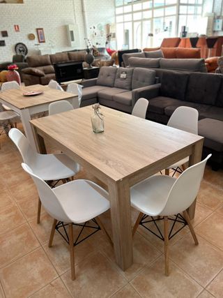 Mesa comedor madera NUEVA - 6 Sillas
