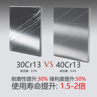 KEN-NATA剣鉈 Cuchillo de cocina mango PBD.