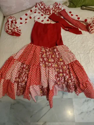 Traje Flamenca Niña 5-7 Años