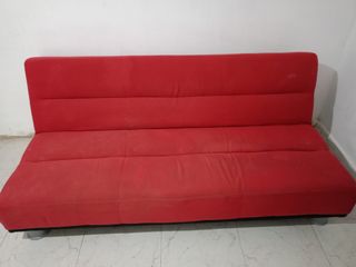 Sofá Cama Rojo 1.80 cm