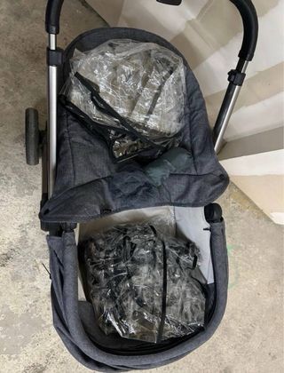 Carro Silla Paseo Niu Birdye Duo Gris bebé