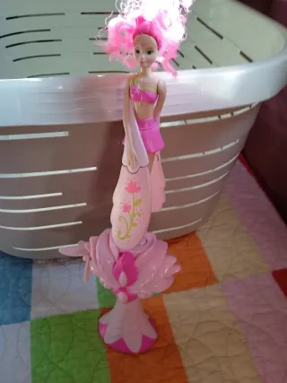 Muñeca Boladora Rosa con Flores