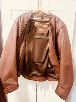 Chaqueta Nueva de Piel para Moto Talla XL