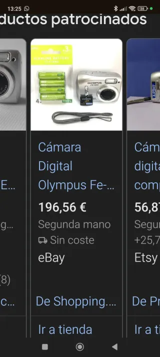 Cámara Digital Olympus FE-100 Plata 4MP