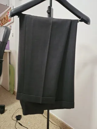 Traje de chaqueta gris hombre