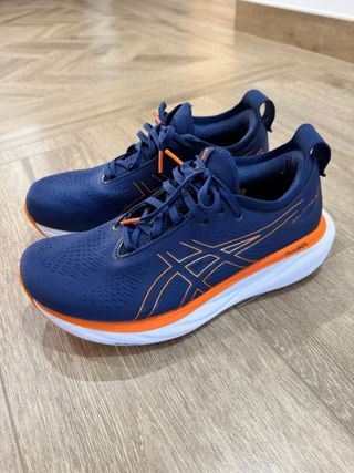 ASICS GEL-NIMBUS 25 Talla 41.5 Azul/Naranja