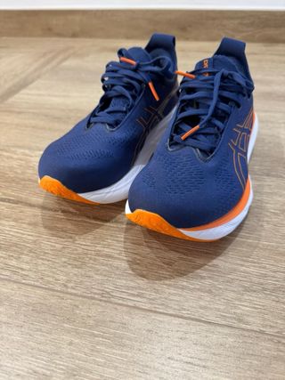 ASICS GEL-NIMBUS 25 Talla 41.5 Azul/Naranja