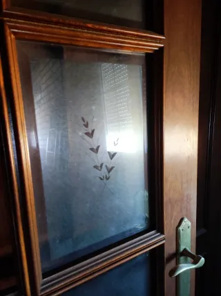 Puertas madera maciza interior