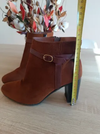 Botines Fosco Piel y Ante Talla 39