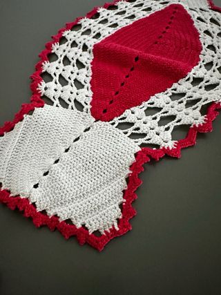 Centrino uncinetto pesce vintage