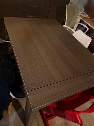 Mesa comedor extensible madera