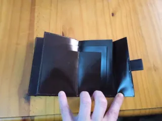 Cartera vintage piel de serpiente