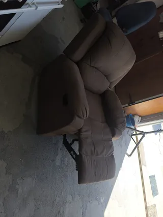 Sillón relax de tela.