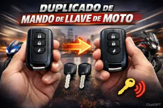 Duplicado Mando Llave Moto eléctrica