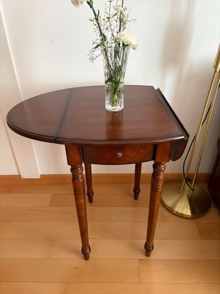 Mesita auxiliar madera extensible