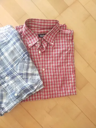 Lote 2 Camisas de cuadros para hombre