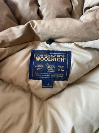 Giacca uomo Woolrich beige