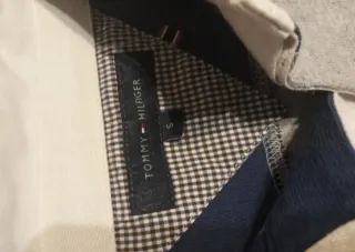 Polo Tommy Hilfiger rayas azul/gris