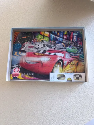 Puzzle Clementoni Cars 3D 104 piezas