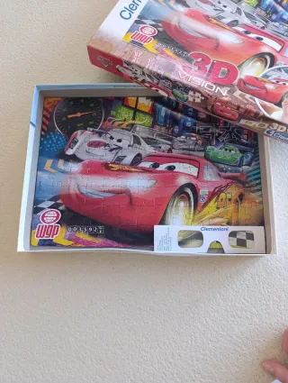 Puzzle Clementoni Cars 3D 104 piezas