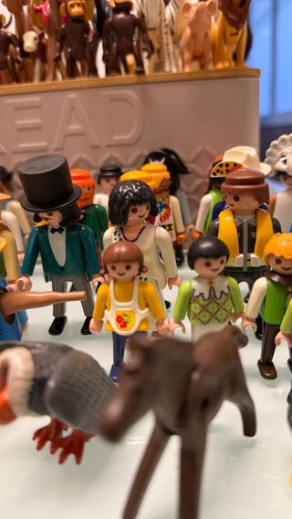 Lote Playmobil 43 figuras y 35 animales