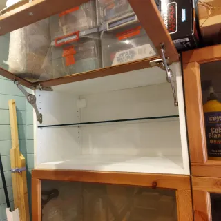 2 Vitrinas Ikea Madera y Cristal Dos vendidas