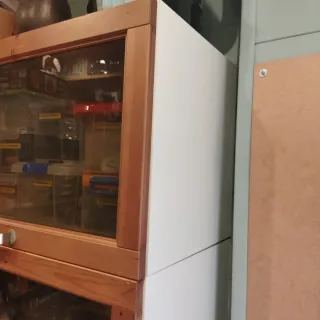 2 Vitrinas Ikea Madera y Cristal Dos vendidas