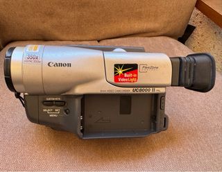 Videocámara Canon UC8000E Video8 Plata Funciona