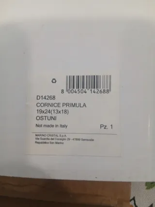 Cornice foto Henriette beige/grigio