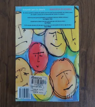 Actuando para la cámara. Manual de actores cine TV