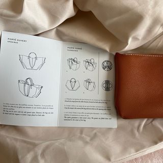 Mala de mulher da marca Polène cyme camel grande