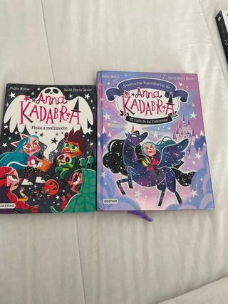 Anna Kadabra.Lote dos libros