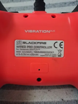 Mando Nintendo Pro Controller Wired Azul