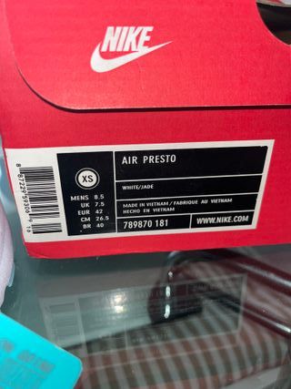 Nike Air Presto Talla 42 Nuevas