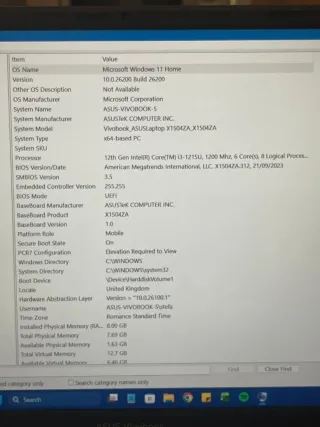 ASUS VivoBook 15 i3 12ª Gen 8GB 512GB SSD