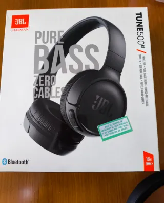 Auriculares JBL Tune 500BT Bluetooth Negros