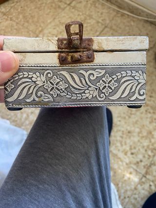 Caja Sevilla FC aluminio tallado